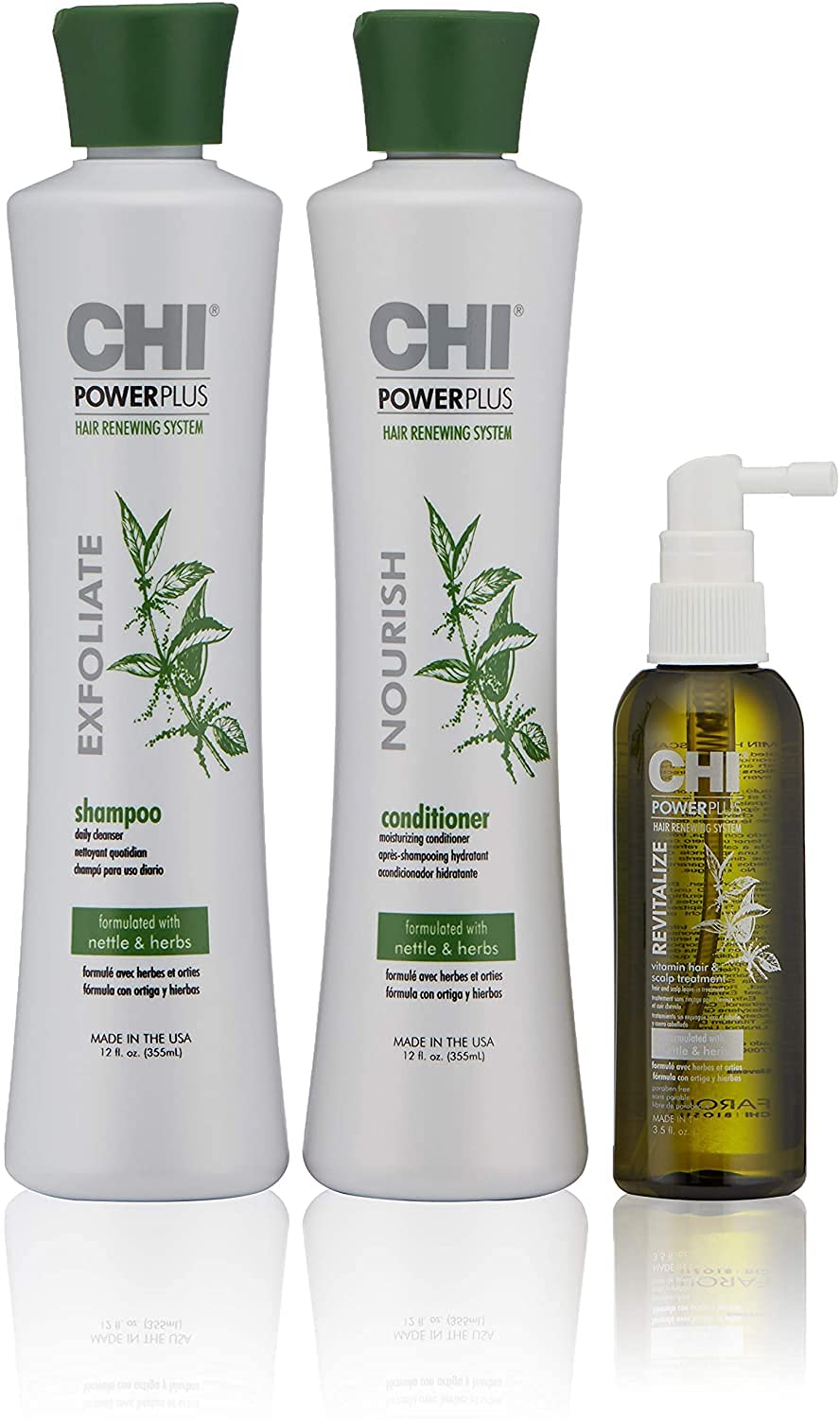 Hair Care Starter Kit with Shampoo, Conditioner and Scalp Treatment T280