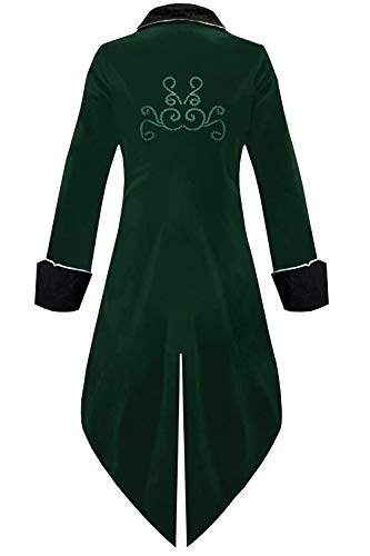 Medieval Steampunk Tailcoat Halloween Costume for Men X37438