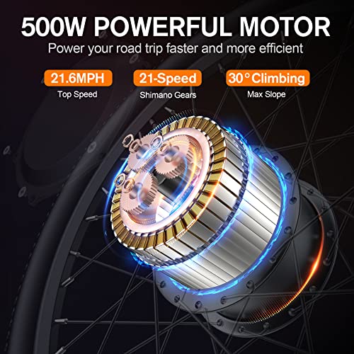 Electric Bike for Adults 27.5 Inch 500W Mountain Bike B3130