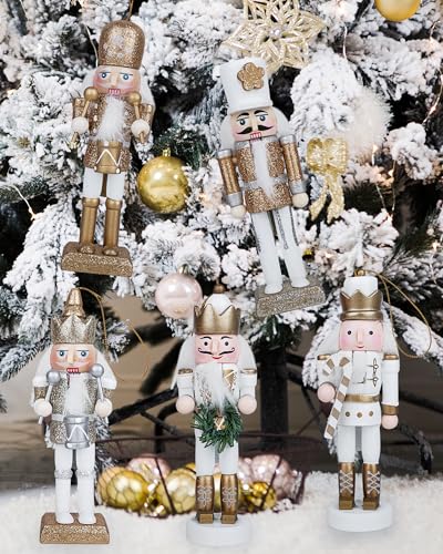 Pink Nutcracker Christmas Decor, Handmade Wooden Figure, 12" S521569