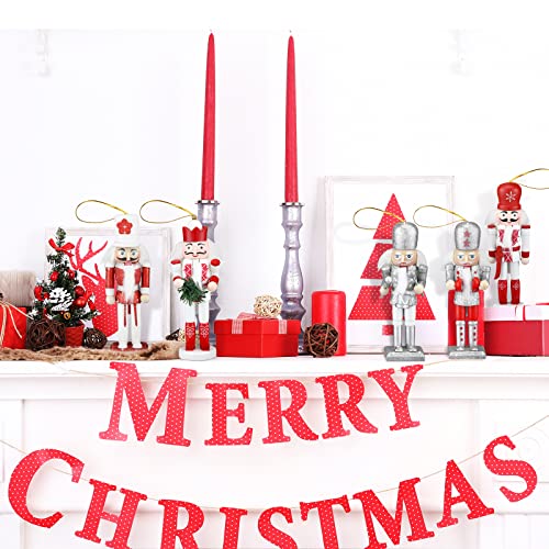 Christmas Nutcracker Ornaments Wooden Hanging Decorations 5 Inch H421