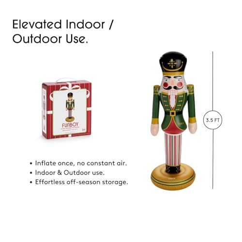 Giant Inflatable Pink Nutcracker Christmas Decor, Indoor/Outdoor F1618