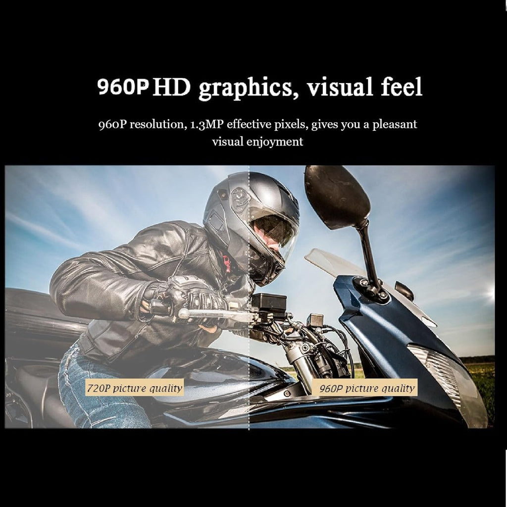 Bicycle Helmet Camera, 960P Sports Action Camera for Motorcycle N87761