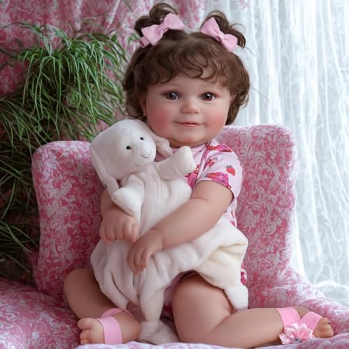 Lifelike Reborn Baby Doll 20 Inch Realistic Newborn with Gift Box E35178