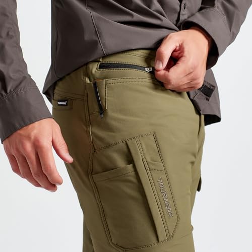 Men’s Workwear Cargo Pants, Relaxed Fit, Lightweight W349693