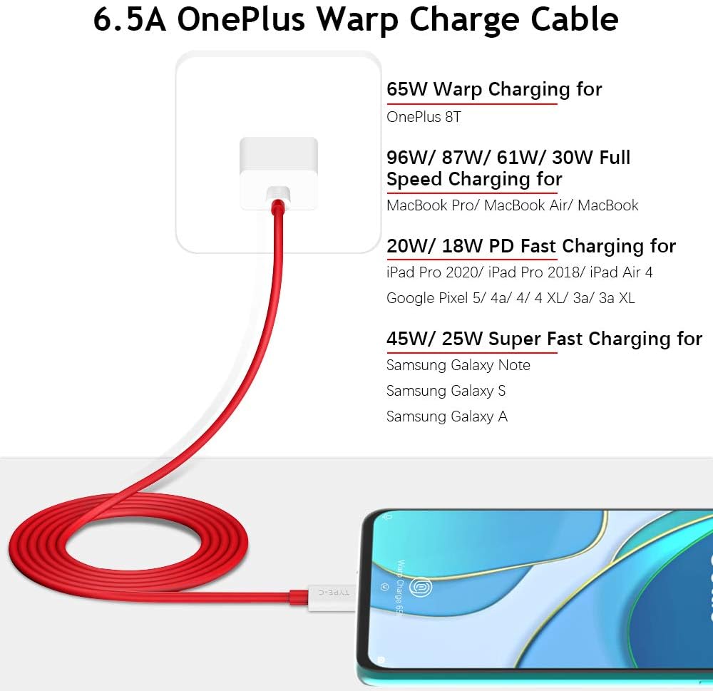 USB C to USB C Charging Cable 6FT 2Pack, Fast Charging Cord for Samsung Galaxy and MacBook E55448
