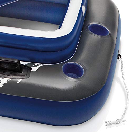 Inflatable Beverage Cooler Float with Lid, 2 Pack U676375
