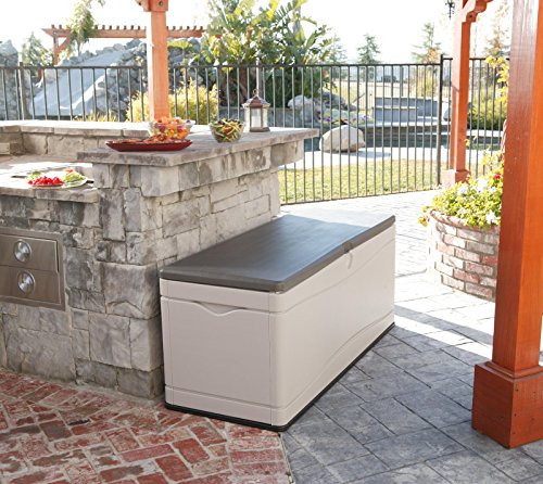 Extra Large Deck Box, 130 Gallon, Desert Sand/Brown V622519
