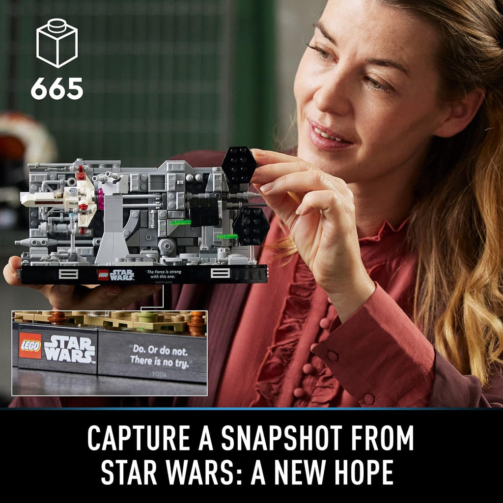 Star Wars Death Star Trench Run Diorama Building Set L835