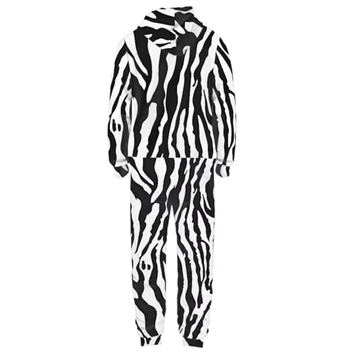 Adult Onesie Hooded One-Piece Pajama Zipper Jumpsuit for Men and Women I930