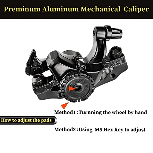 Bike Disc Brake Kit, Aluminum Caliper and Lever, 160mm Rotor B614