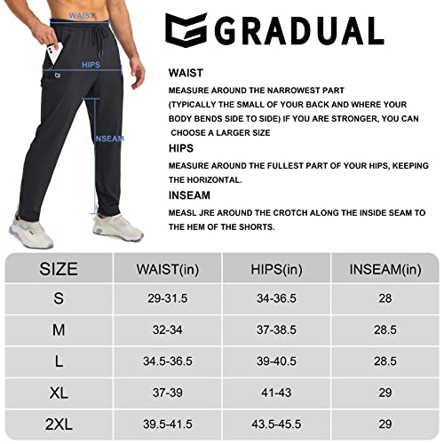 Men's Tapered Sweatpants with Zipper Pockets A747889
