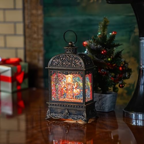 Nutcracker and Mouse King Snow Globe Music Box W567228