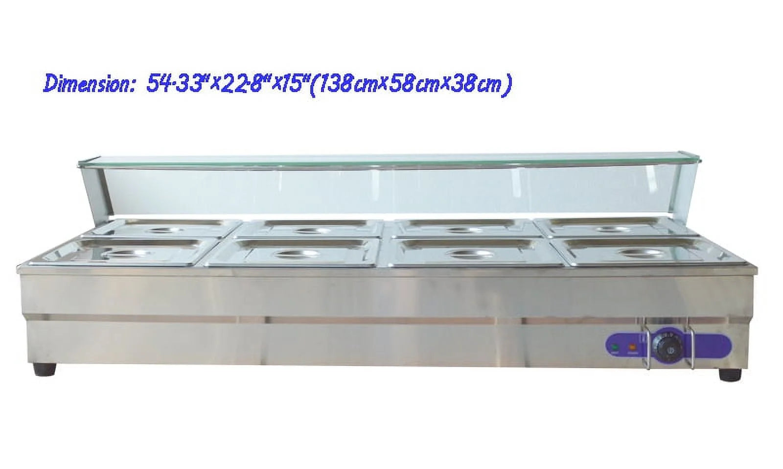 Buffet Food Warmer with Glass Guard H17210