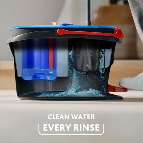 Spin Mop & Bucket System with Clean Water P370240