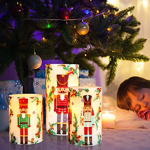 Flameless Christmas Candles with Remote and Timer V72359