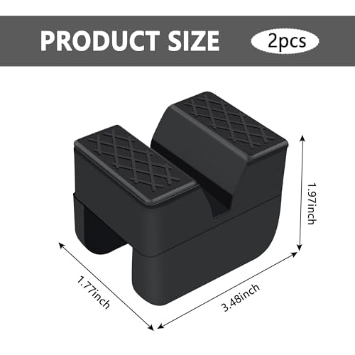 Slotted Rubber Jack Stand Pads for Car, Truck, SUV, RV, Van H3207