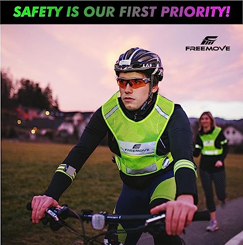 Reflective Vest for Running, Walking, Cycling with Bands and Bag H320359