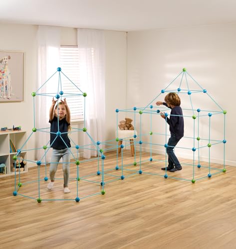 Fort Building Kit with Connecting Sticks & Balls for Kids STEM Play V35833