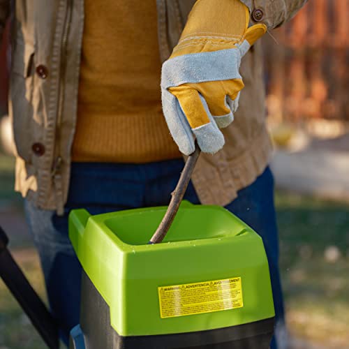 Corded Electric Garden Chipper with Collection Bin U841075