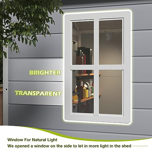 Outdoor Storage Shed 6 x 4 FT with Lockable Door H20319