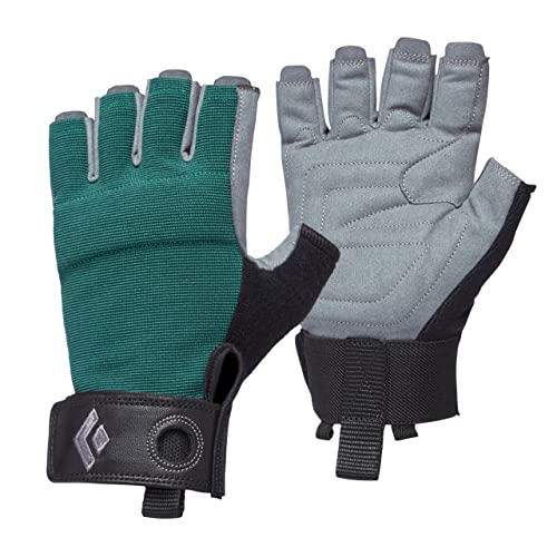 BLACK DIAMOND Womens Crag Half-Finger Rock Climbing Gloves for Belaying