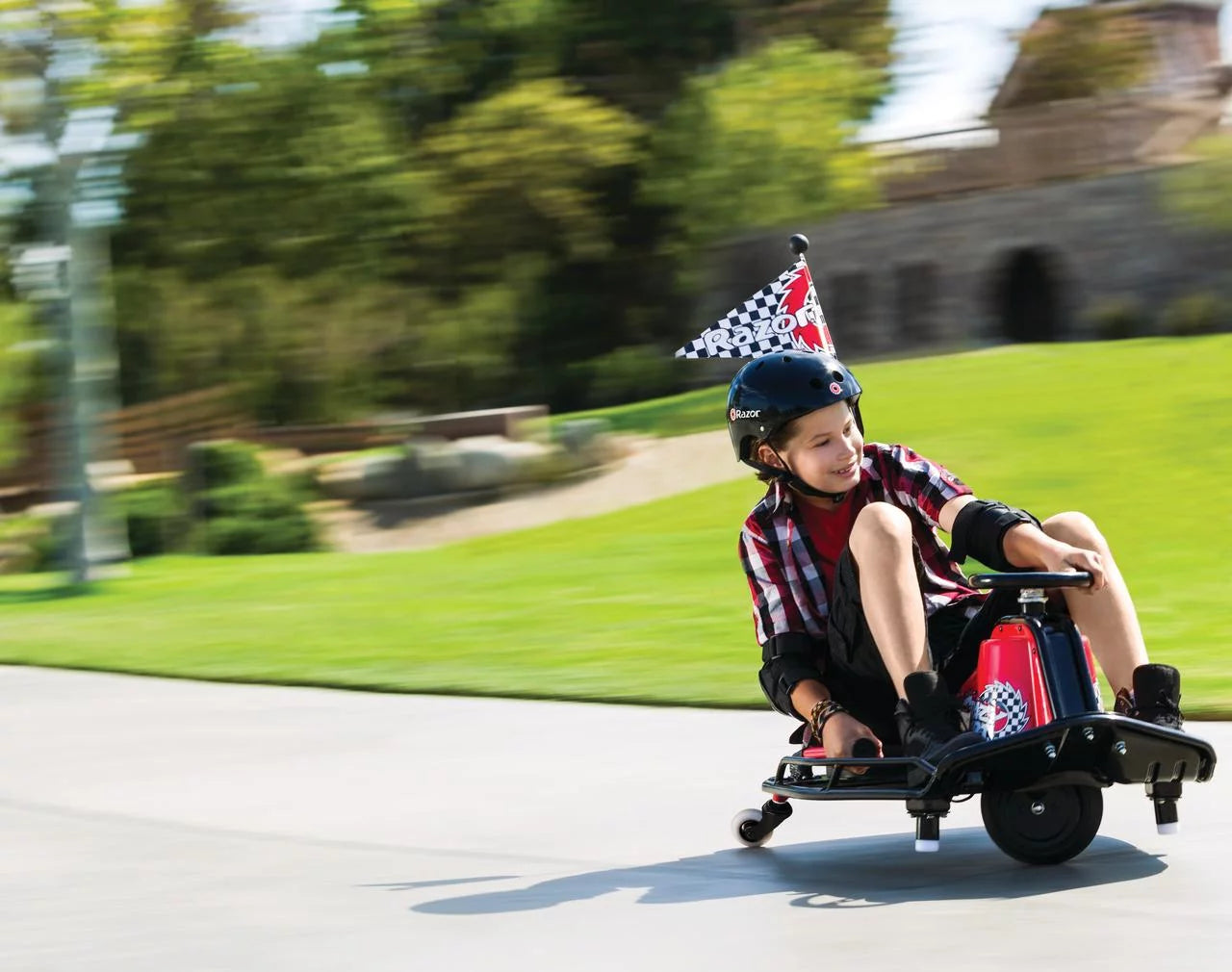 24V Electric Drifting Go Kart for Kids 9 and Up M2095