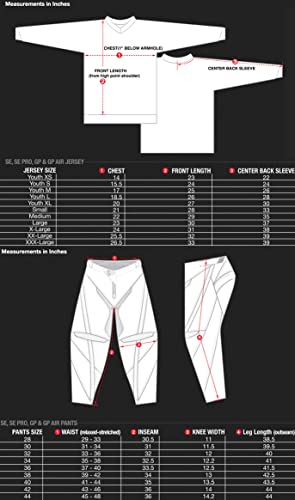 Motocross Jersey and Pants Combo Set for Men and Women Offroad Riding E46126