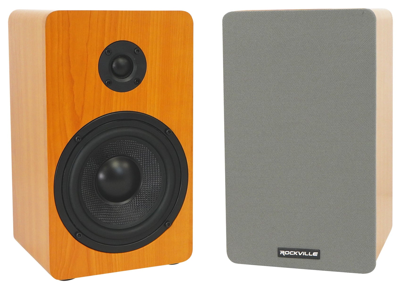 Bookshelf Speakers with Stands and Speaker Wire Z466