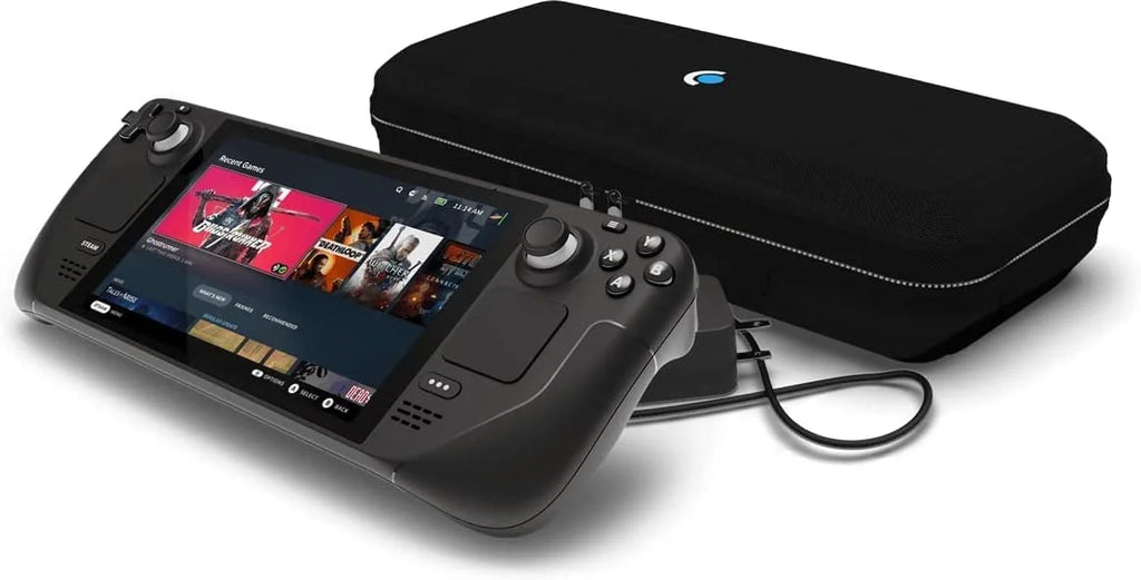 Handheld Gaming Console 1TB with Carrying Case & Screen Protector Bundle S571