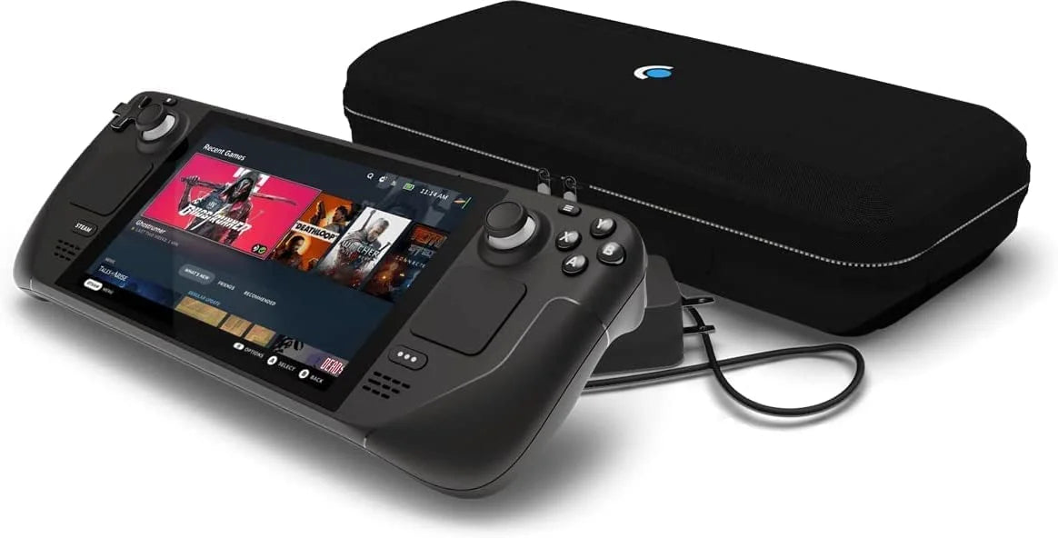 Handheld Gaming Console 1TB with Carrying Case & Screen Protector Bundle S571