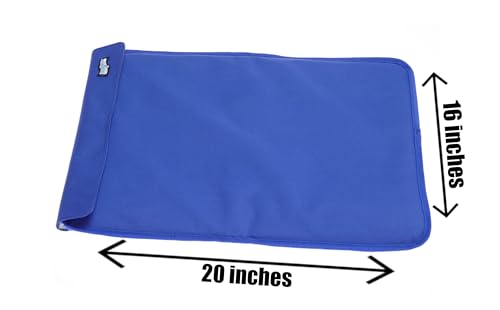 Party Mat Chiller for Cold Serving Food Buffet Cooler (19" x 15", Black, 2 Pack) B789