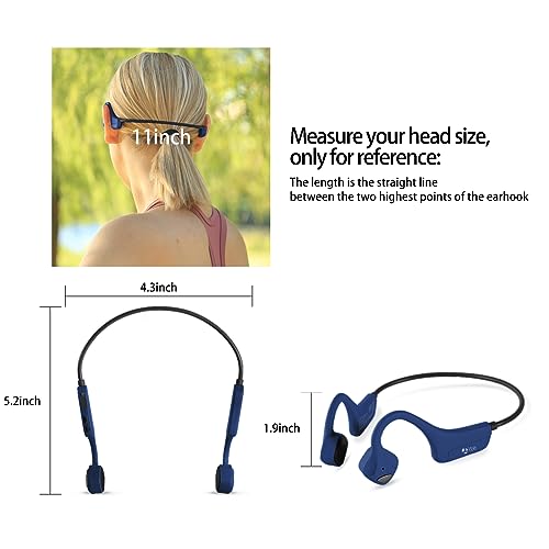 Bone Conduction Wireless Sport Headphones with Noise-Canceling Mics E40369