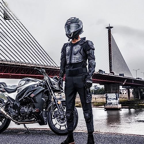 Adult Bike Protective Gear, Full Body Suit Armor Jacket and Pants for Cycling, Skiing and Skating Q47744