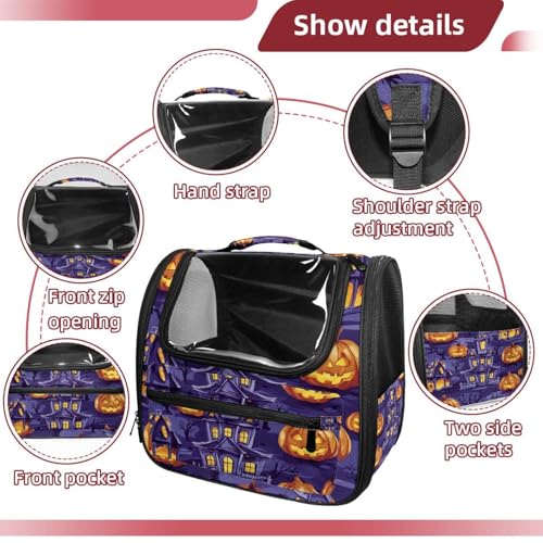 Halloween Cat Backpack Carrier, Breathable Bubble Pet Backpack R5452