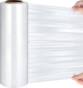Thenshop Stretch Film/Wrap 16.5 Inch x 2000 ft 65 Gauges Plastic Moving Warp Roll Clear Cling Film Industrial Strength PE Heavy Duty Shrink Wrap Adhering Shrink Film for Furniture Glass Storing