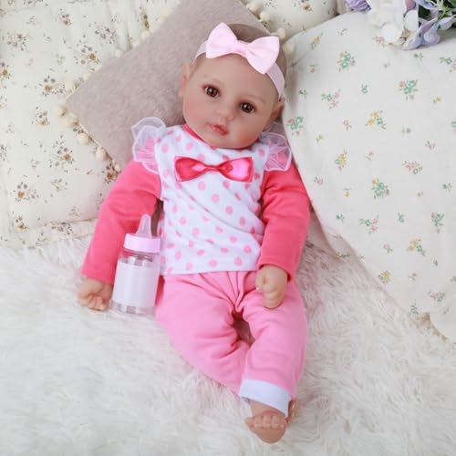 20 Inch Realistic Reborn Baby Doll in Green Outfit with Accessories B700
