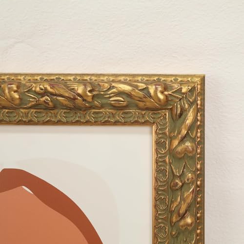Solid Wood Ornate Canvas Frame for Oil Painting Wall Decor V3979