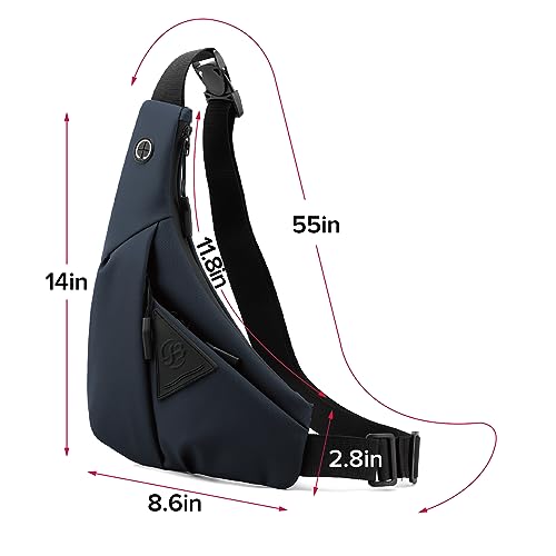 Small Sling Shoulder Crossbody Bag Lightweight Anti-theft Casual Chest Bag X981300
