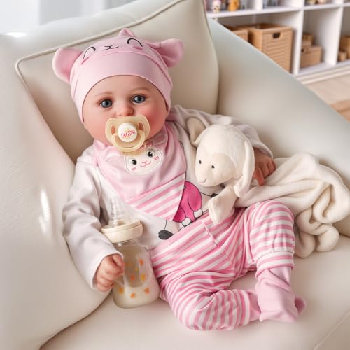 20 Inch Handmade Realistic Reborn Baby Doll with Soft Body Q8447