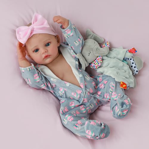 18 Inch Realistic Reborn Baby Doll Girl with Soft Weighted Body H76938