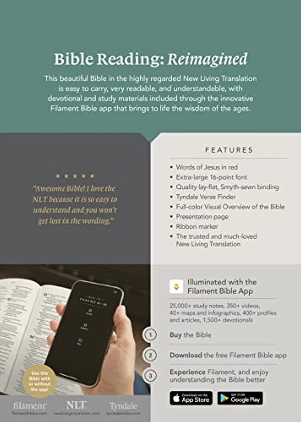 Super Giant Print Bible, Leatherlike, Black, Indexed, Red Letter W1622
