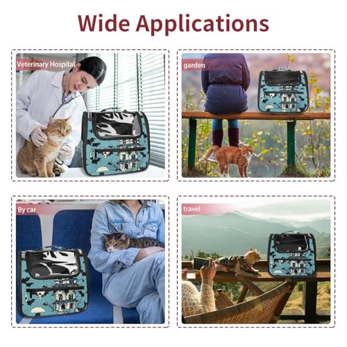 Halloween Cat Backpack Carrier, Breathable Bubble Pet Backpack R5452