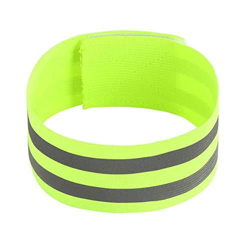 Reflective Bands for Wrist Arm Ankle Leg Adjustable Elastic for Night Walking Cycling Running Z71885