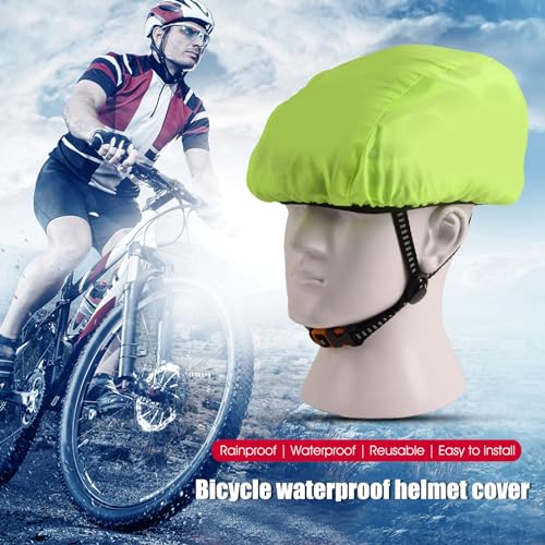 Reflective Bike Helmet Cover, Waterproof Rain Snow Cover for Cycling N6715