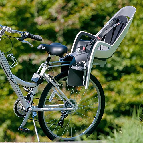 Rear Child Bike Seat - Frame Mount, Shock Absorbing, Adjustable O68380