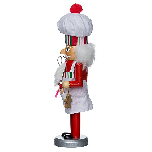 Red Baking Nutcracker Chef 10 inch Wood Tabletop Figurine P8320