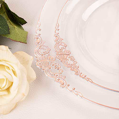 Gold Plastic Dinnerware Set for 50 Guests N48810