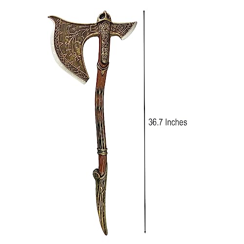 36.5 Inch Viking Foam Axe Sword for Cosplay Costume Prop O9358