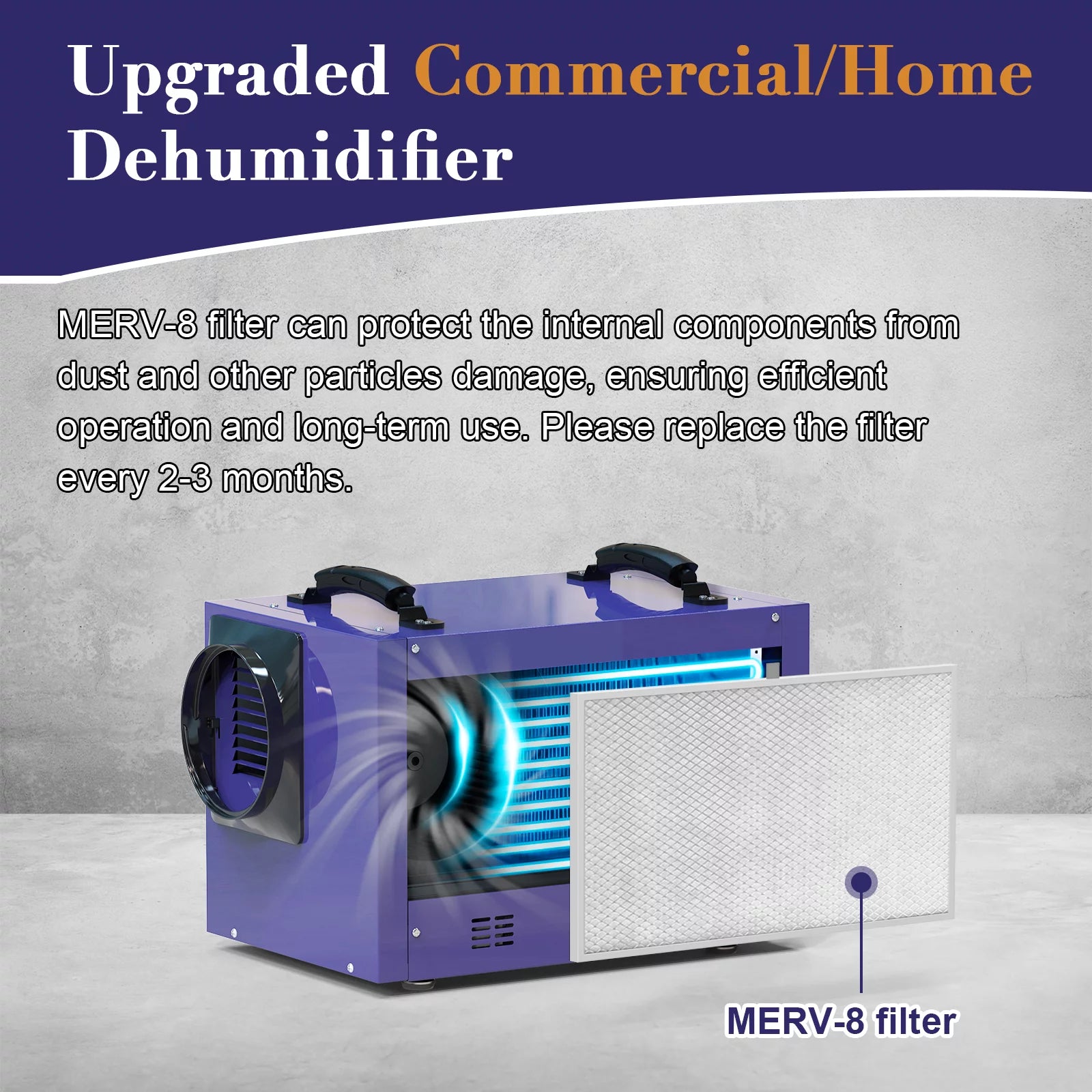 Crawl Space Dehumidifier with Hose, up to 1,200 Sq.ft K4700
